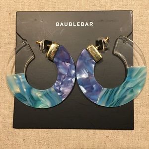 BaubleBar Acrylic Hoops